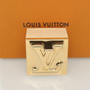 LOUIS VUITTON Monogram Metalgram Box metal Gold GI1139 LV Auth 124053SM-12