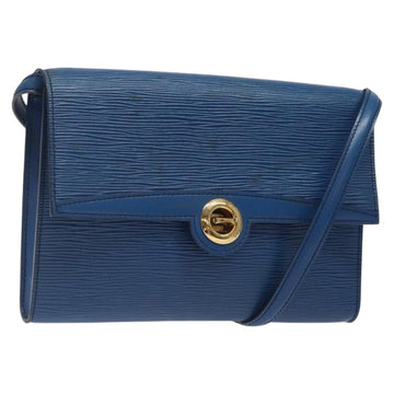 LOUIS VUITTON Epi Pochette Arche Shoulder Bag Blue M52575 LV Auth 124057