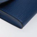 LOUIS VUITTON Epi Pochette Arche Shoulder Bag Blue M52575 LV Auth 124057-15