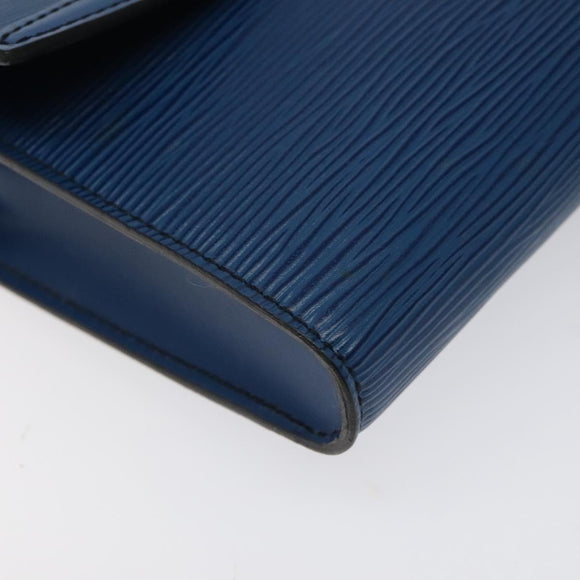 LOUIS VUITTON Epi Pochette Arche Shoulder Bag Blue M52575 LV Auth 124057