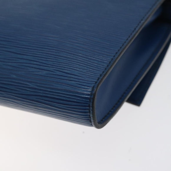 LOUIS VUITTON Epi Pochette Arche Shoulder Bag Blue M52575 LV Auth 124057