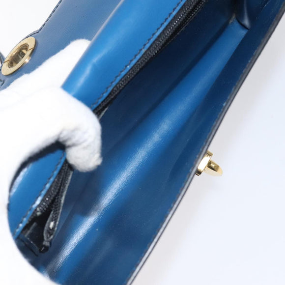 LOUIS VUITTON Epi Pochette Arche Shoulder Bag Blue M52575 LV Auth 124057