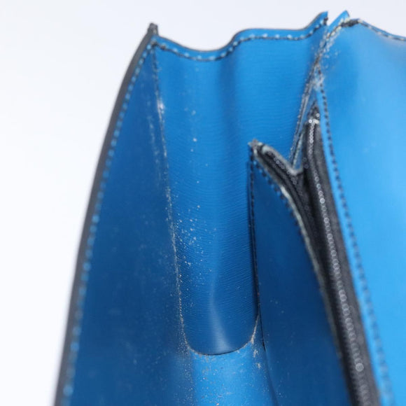 LOUIS VUITTON Epi Pochette Arche Shoulder Bag Blue M52575 LV Auth 124057