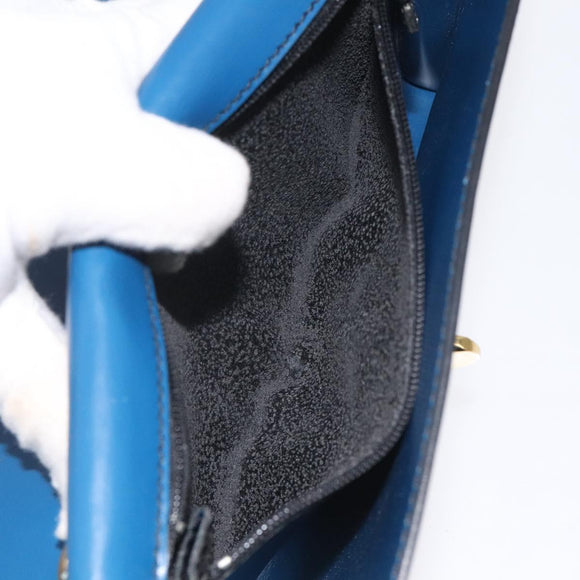 LOUIS VUITTON Epi Pochette Arche Shoulder Bag Blue M52575 LV Auth 124057