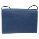LOUIS VUITTON Epi Pochette Arche Shoulder Bag Blue M52575 LV Auth 124057-2