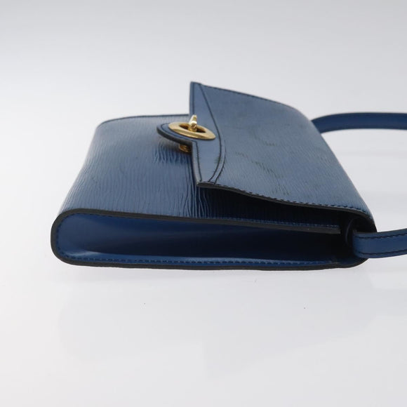 LOUIS VUITTON Epi Pochette Arche Shoulder Bag Blue M52575 LV Auth 124057