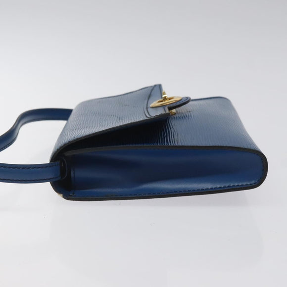 LOUIS VUITTON Epi Pochette Arche Shoulder Bag Blue M52575 LV Auth 124057