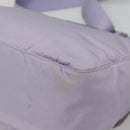 PRADA Shoulder Bag Nylon Purple Silver Auth 124063-16