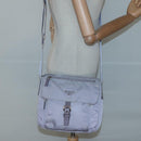 PRADA Shoulder Bag Nylon Purple Silver Auth 124063-27
