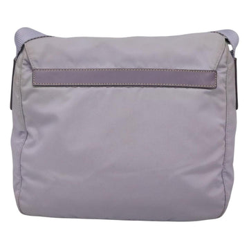 PRADA Shoulder Bag Nylon Purple Silver Auth 124063 - 0