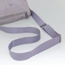 PRADA Shoulder Bag Nylon Purple Silver Auth 124063-7