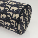 Christian Dior Oblique Fragrance Case Accessory Case Canvas Navy Auth 124067-9