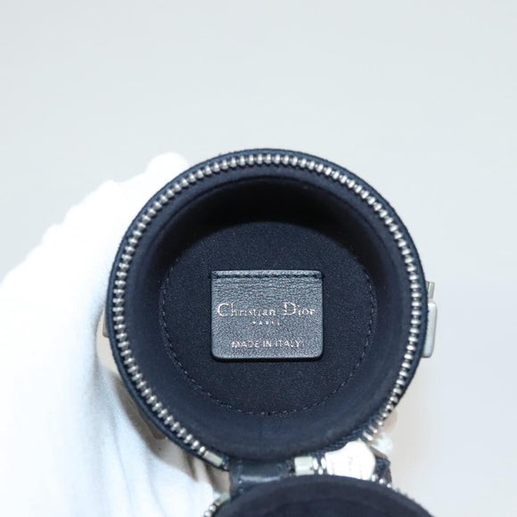Christian Dior Oblique Fragrance Case Accessory Case Canvas Navy Auth 124067
