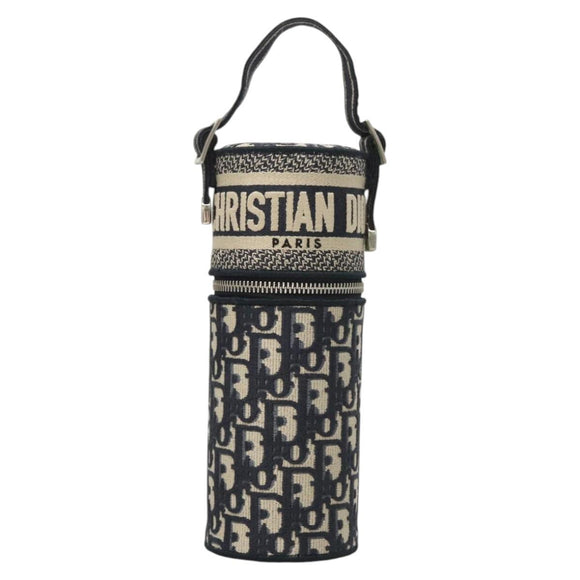 Christian Dior Oblique Fragrance Case Accessory Case Canvas Navy Auth 124067
