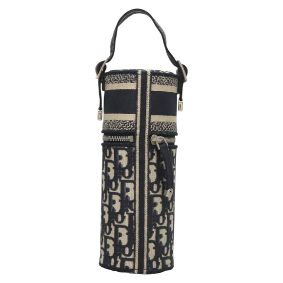 Christian Dior Oblique Fragrance Case Accessory Case Canvas Navy Auth 124067