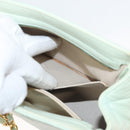 CHANEL Matelasse Chain Shoulder Bag Lamb Skin Peppermint Gold CC Auth 124074-11