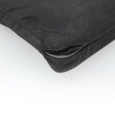 PRADA Shoulder Bag Nylon Black Silver Auth 124085-17