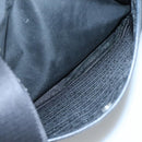 PRADA Shoulder Bag Nylon Black Silver Auth 124085-24