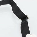 PRADA Shoulder Bag Nylon Black Silver Auth 124085-14