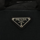 PRADA Backpack Nylon Black Silver Auth 124087-20
