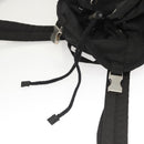 PRADA Backpack Nylon Black Silver Auth 124087-24