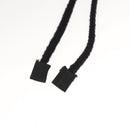 PRADA Backpack Nylon Black Silver Auth 124087-10