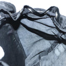 PRADA Backpack Nylon Black Silver Auth 124087-27