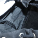 PRADA Backpack Nylon Black Silver Auth 124087-28