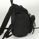 PRADA Backpack Nylon Black Silver Auth 124087-4