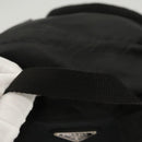 PRADA Backpack Nylon Black Silver Auth 124087-7