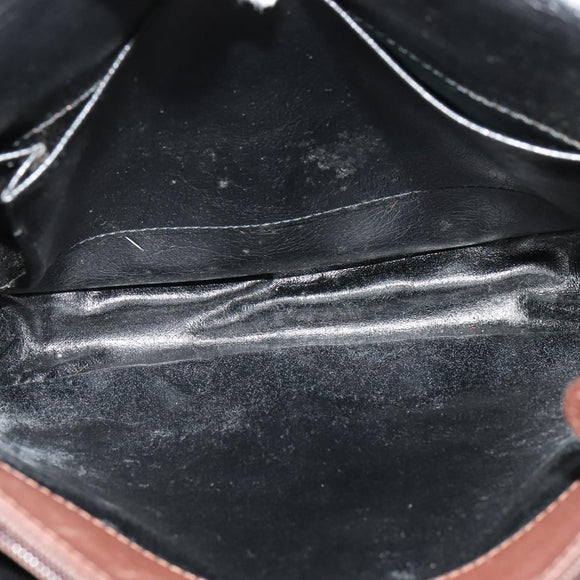 Burberrys Nova Check Shoulder Bag Canvas Beige Gold Auth 124096