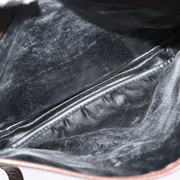 Burberrys Nova Check Shoulder Bag Canvas Beige Gold Auth 124096