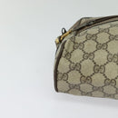 GUCCI GG Supreme Web Sherry Line Shoulder Bag PVC Beige 24 02 005 Auth 124097-9