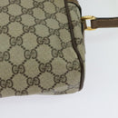 GUCCI GG Supreme Web Sherry Line Shoulder Bag PVC Beige 24 02 005 Auth 124097-16