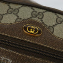 GUCCI GG Supreme Web Sherry Line Shoulder Bag PVC Beige 24 02 005 Auth 124097-17