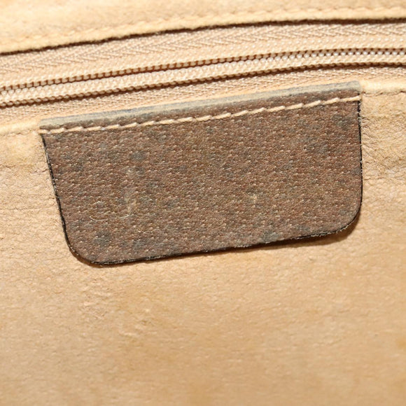 GUCCI GG Supreme Web Sherry Line Shoulder Bag PVC Beige 24 02 005 Auth 124097