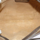 GUCCI GG Supreme Web Sherry Line Shoulder Bag PVC Beige 24 02 005 Auth 124097-10