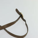 GUCCI GG Supreme Web Sherry Line Shoulder Bag PVC Beige 24 02 005 Auth 124097-8