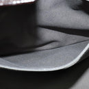 CHANEL Matelasse COCO Mark Hand Bag Patent leather Dark Brown CC Auth 124127-21