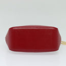 BURBERRY Nova Check Hand Bag Canvas Beige Gold Auth 124154-5