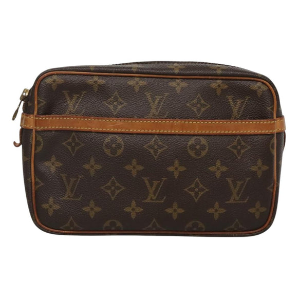LOUIS VUITTON Monogram Compiegne 23 Clutch Bag M51847 LV Auth 124186