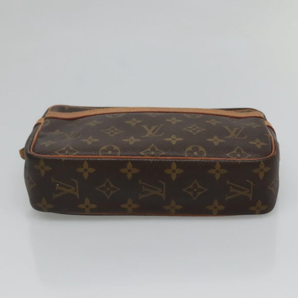 LOUIS VUITTON Monogram Compiegne 23 Clutch Bag M51847 LV Auth 124186