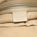 GUCCI GG Canvas Web Sherry Line Shoulder Bag Beige Gold 257065 Auth 124204-15