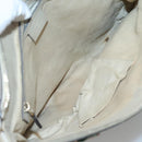 GUCCI GG Canvas Web Sherry Line Shoulder Bag Beige Gold 257065 Auth 124204-16