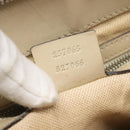 GUCCI GG Canvas Web Sherry Line Shoulder Bag Beige Gold 257065 Auth 124204-20