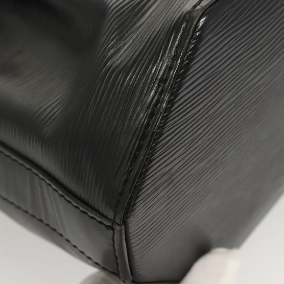 LOUIS VUITTON Epi Sac Depaule GM Shoulder Bag Black M80155 LV Auth 124212