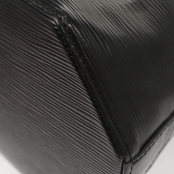 LOUIS VUITTON Epi Sac Depaule GM Shoulder Bag Black M80155 LV Auth 124212