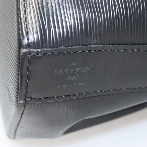 LOUIS VUITTON Epi Sac Depaule GM Shoulder Bag Black M80155 LV Auth 124212