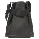 LOUIS VUITTON Epi Sac Depaule GM Shoulder Bag Black M80155 LV Auth 124212-13