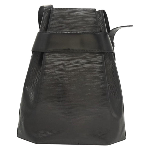 LOUIS VUITTON Epi Sac Depaule GM Shoulder Bag Black M80155 LV Auth 124212